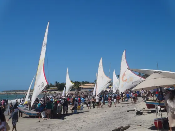 O encontro entre participantes e embarcações
